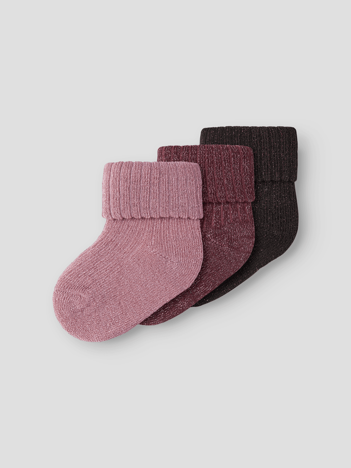 Nbfnobba 3p Glitter Sock - name it