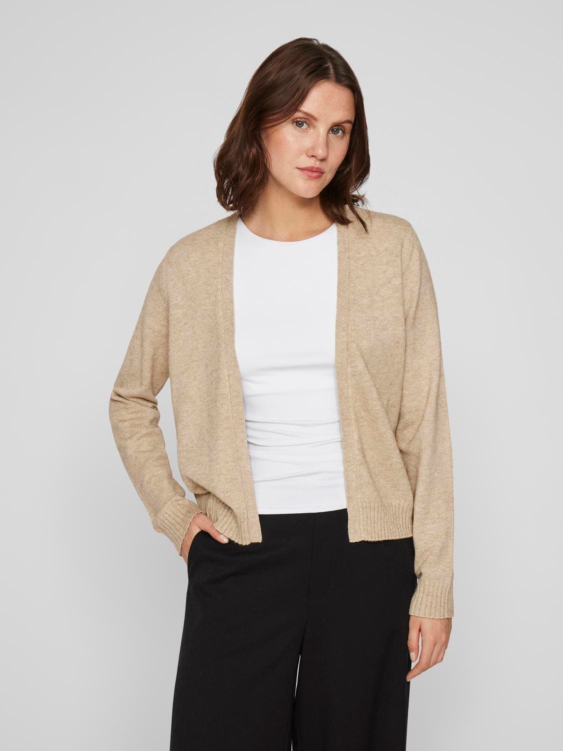 VIRIL SHORT L/S KNIT CARDIGAN-NOOS - VILA