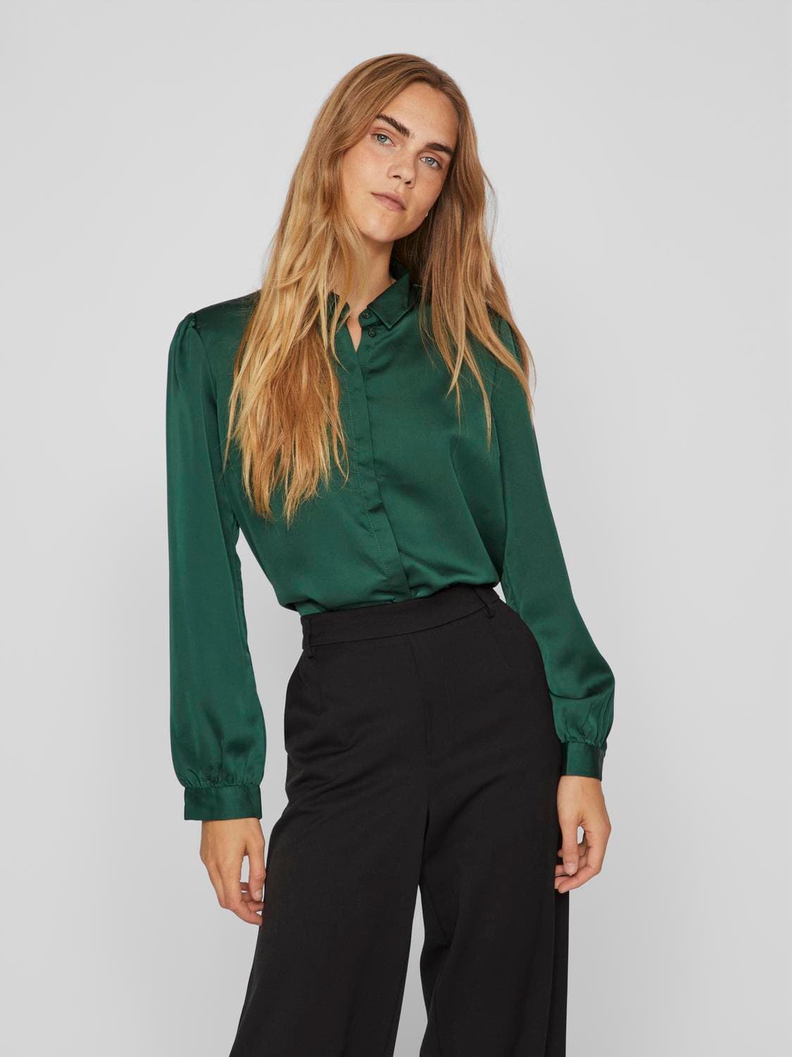 Ellette Satin Skyrta - VILA