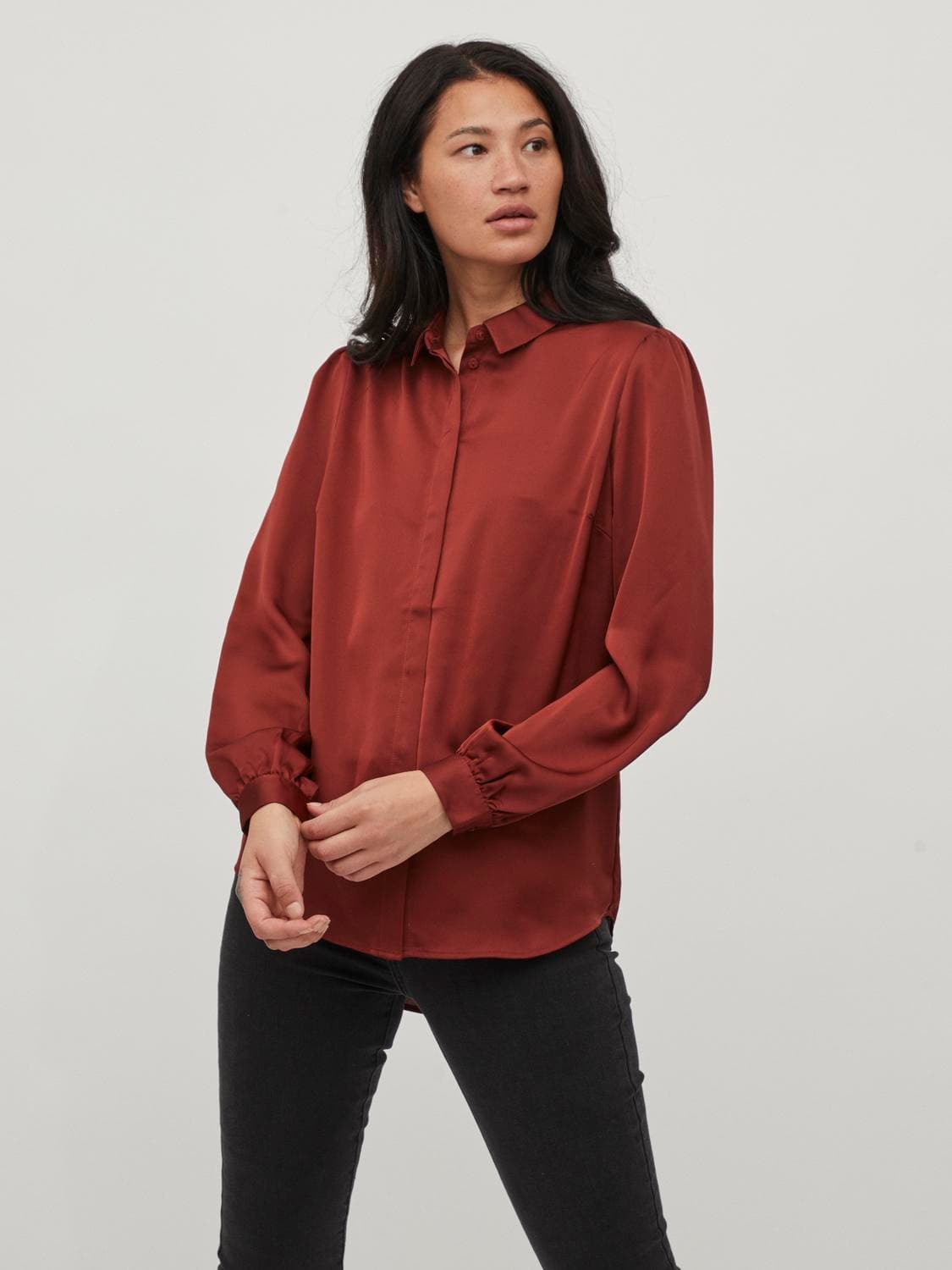 Ellette Satin Skyrta - VILA