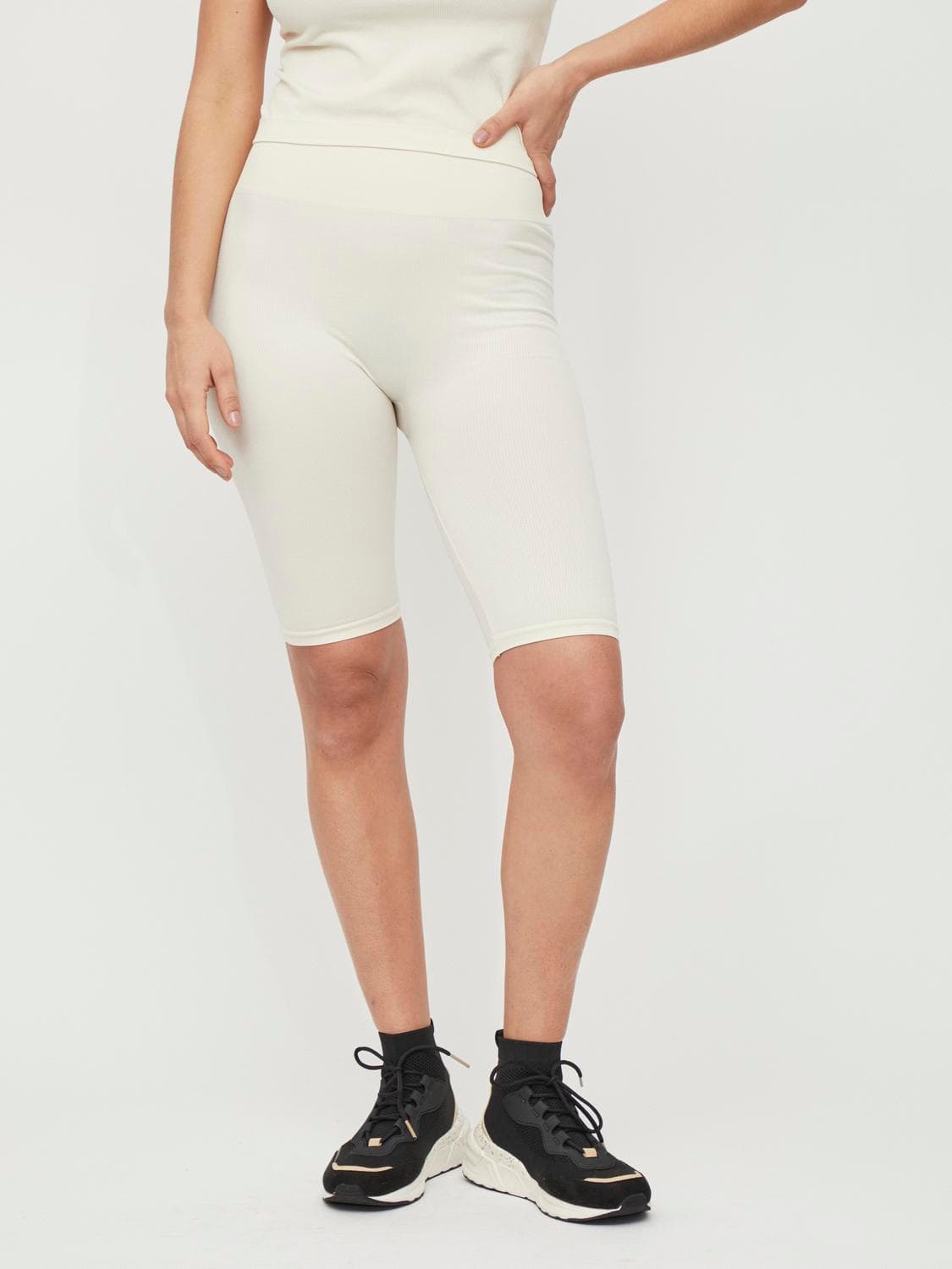 VISEAMLIE HW BIKER SHORTS - VILA