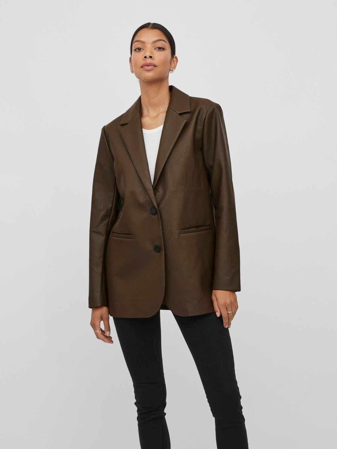 Sumaya Coated Blazer - VILA