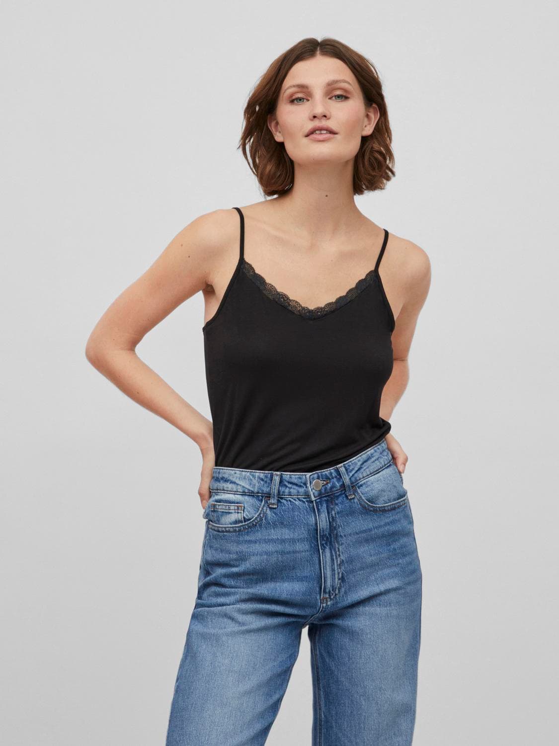 Vidaisy Lace Singlet - Noos - VILA