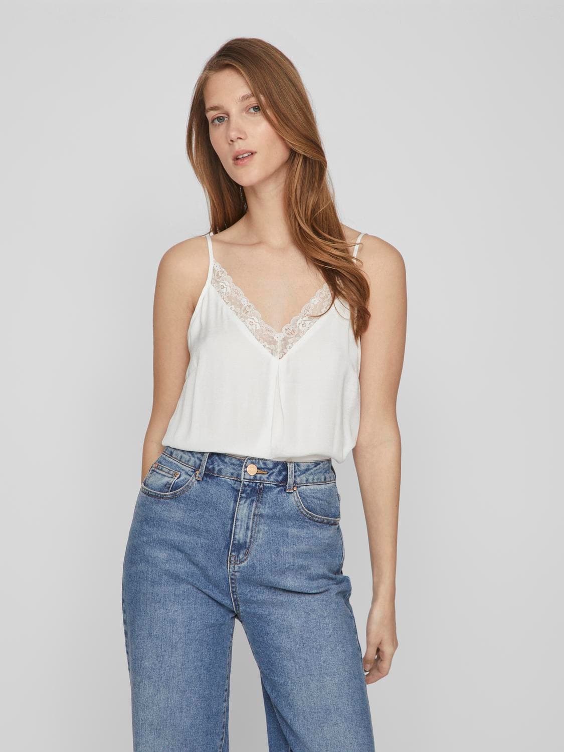 Cava V-Neck Hlýrabolur - VILA