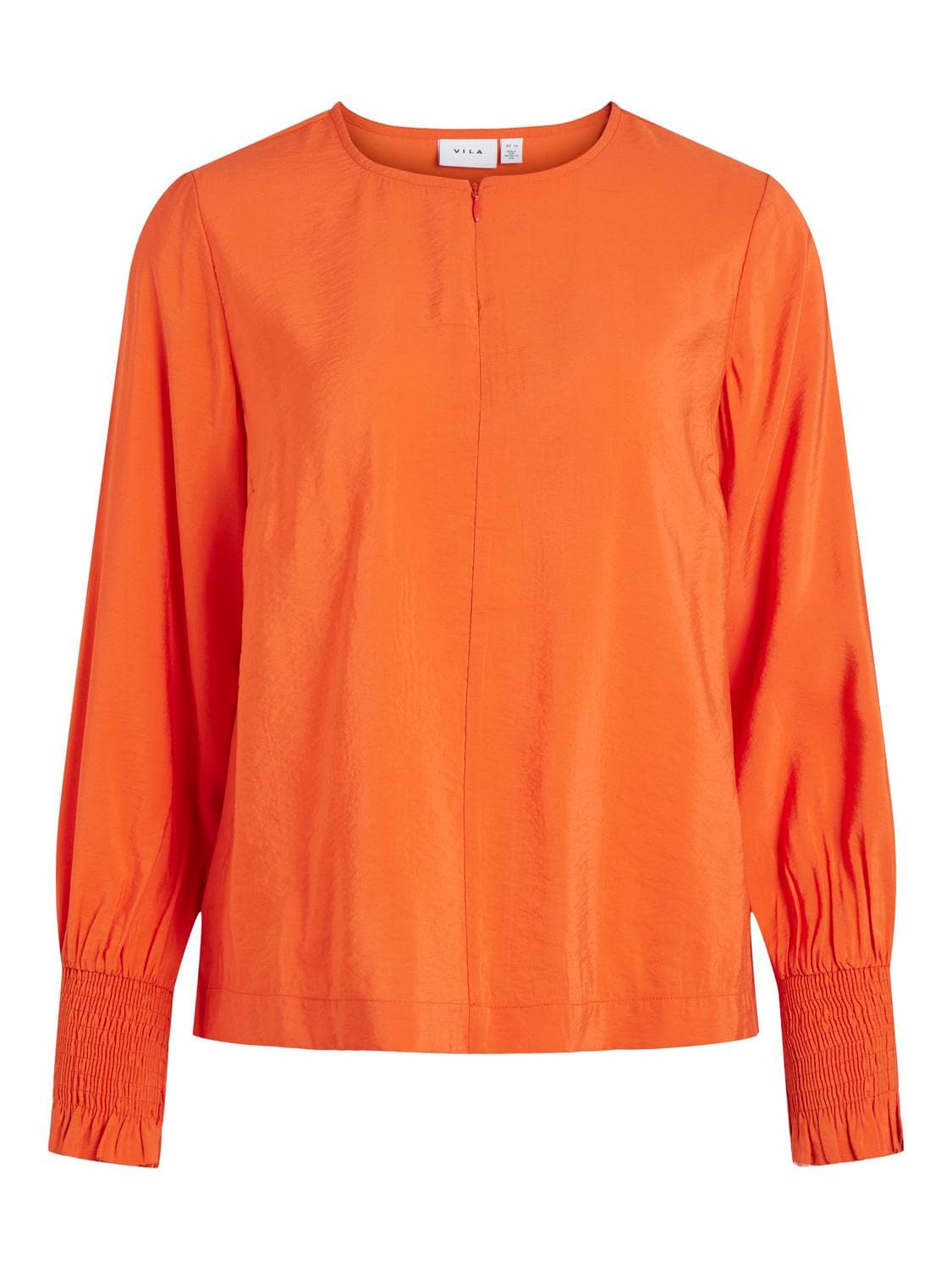 Vibalina O-Neck L/S Zipper Top - VILA