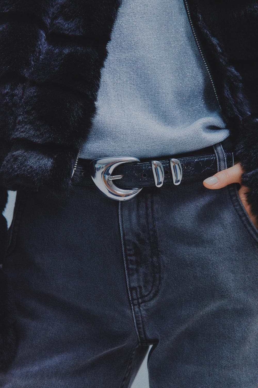 Vikristina Leather Jeans Belt/Ef - VILA