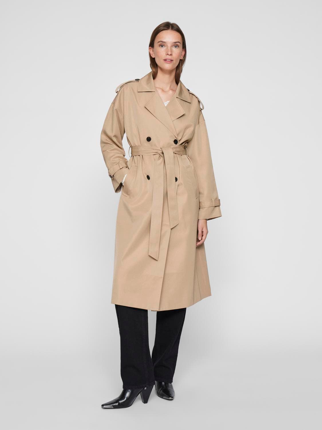 Viaddison L/S Long Trenchcoat - Noos - VILA