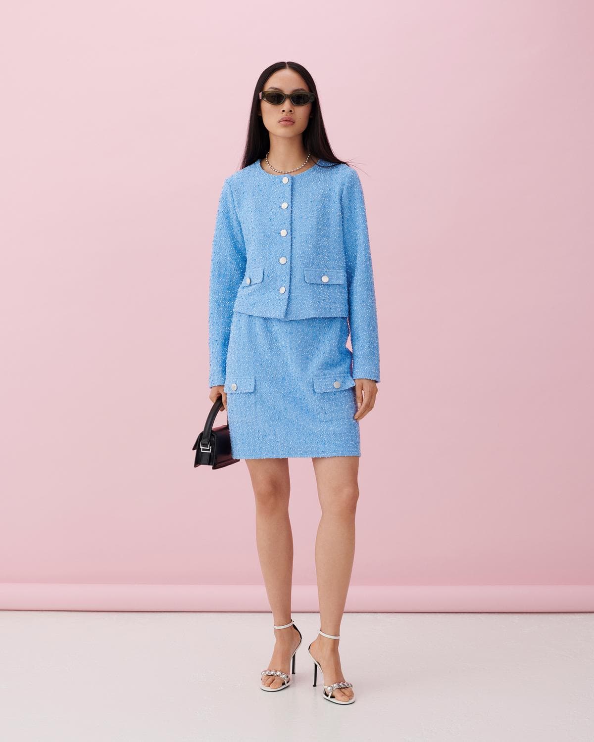Vikonnie O-Neck L/S Pocket Blazer/Dc - VILA