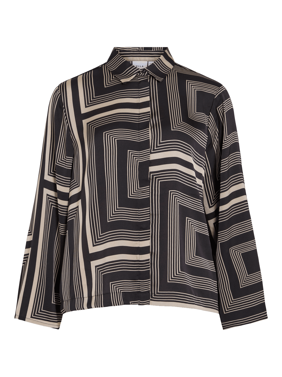 Vimadja L/S Stripe Loose Shirt - VILA