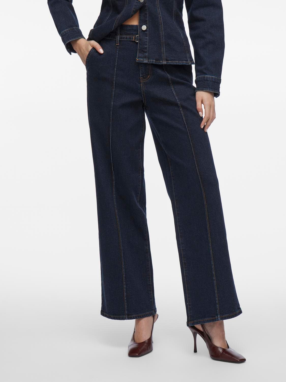 Vifrelle Hw Wide Jeans Dbd Nia 01/Bfs - VILA