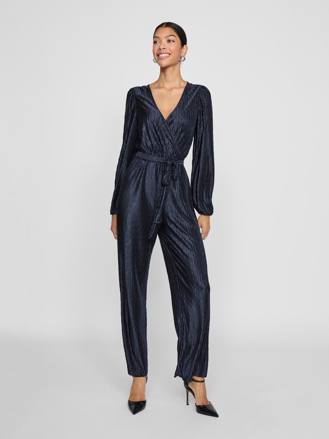 Viplusa L/S Plisse Jumpsuit #1 - VILA
