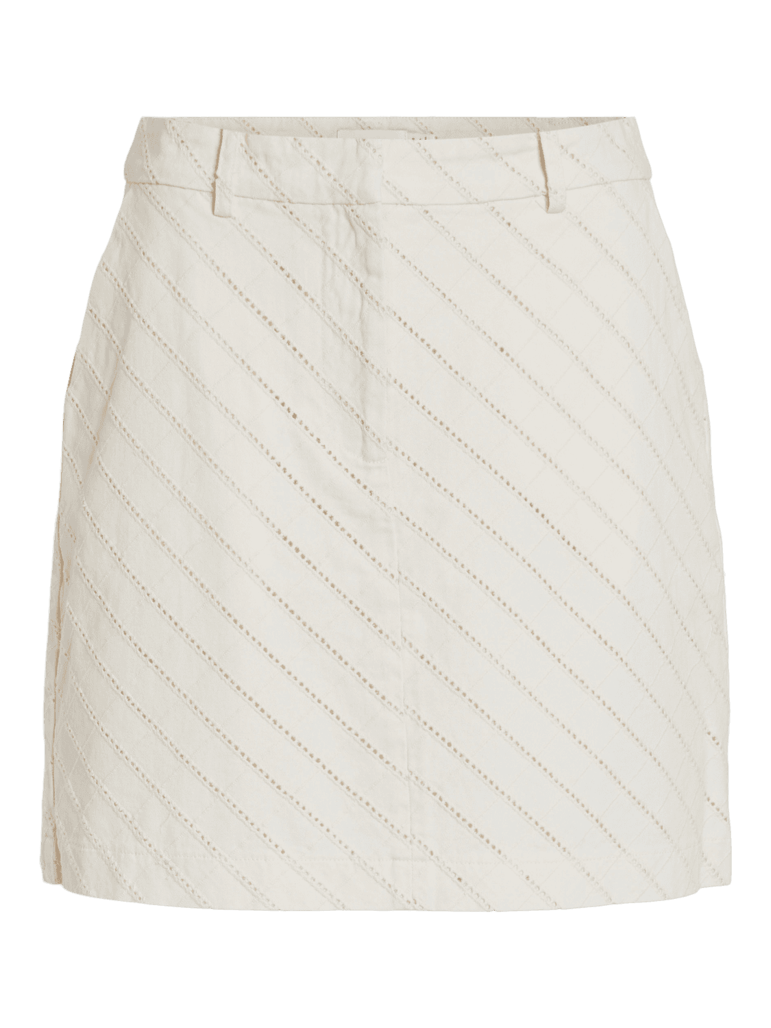 Visanti Hw Denim Emb Short Skirt - VILA
