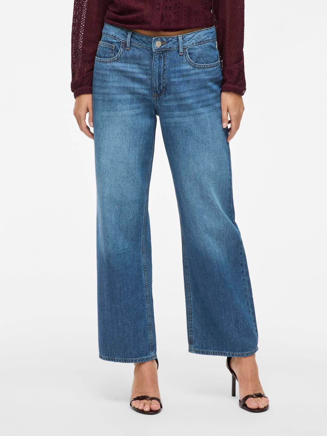 Vipalma Rw Wide Jeans Mbd Pal251-Noos - VILA