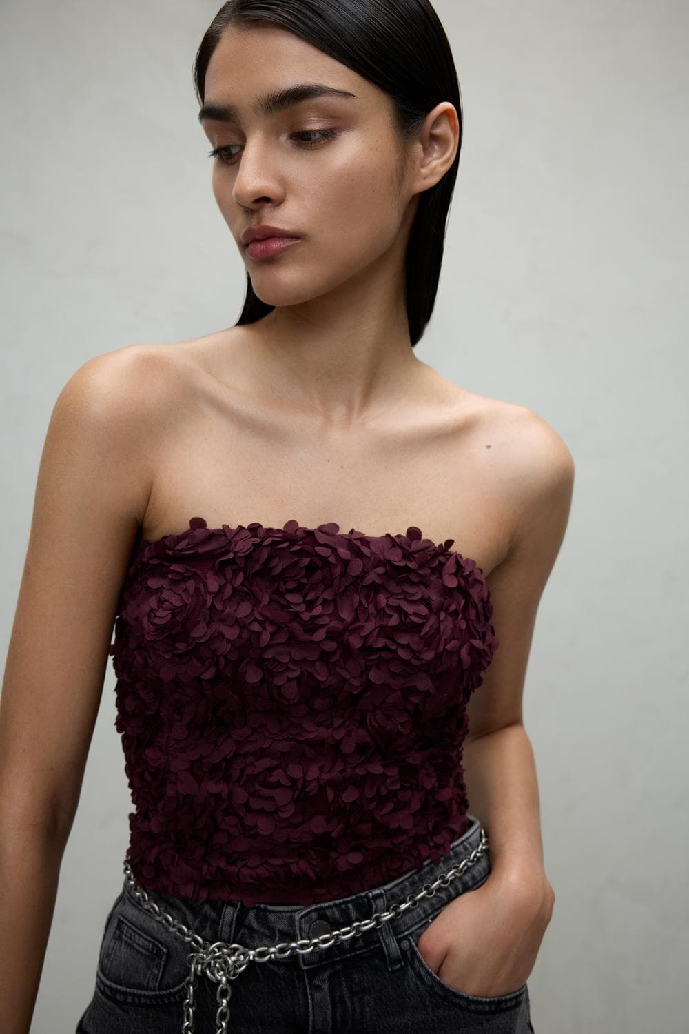 Virosie S/L Bandeau Top/Dc - VILA