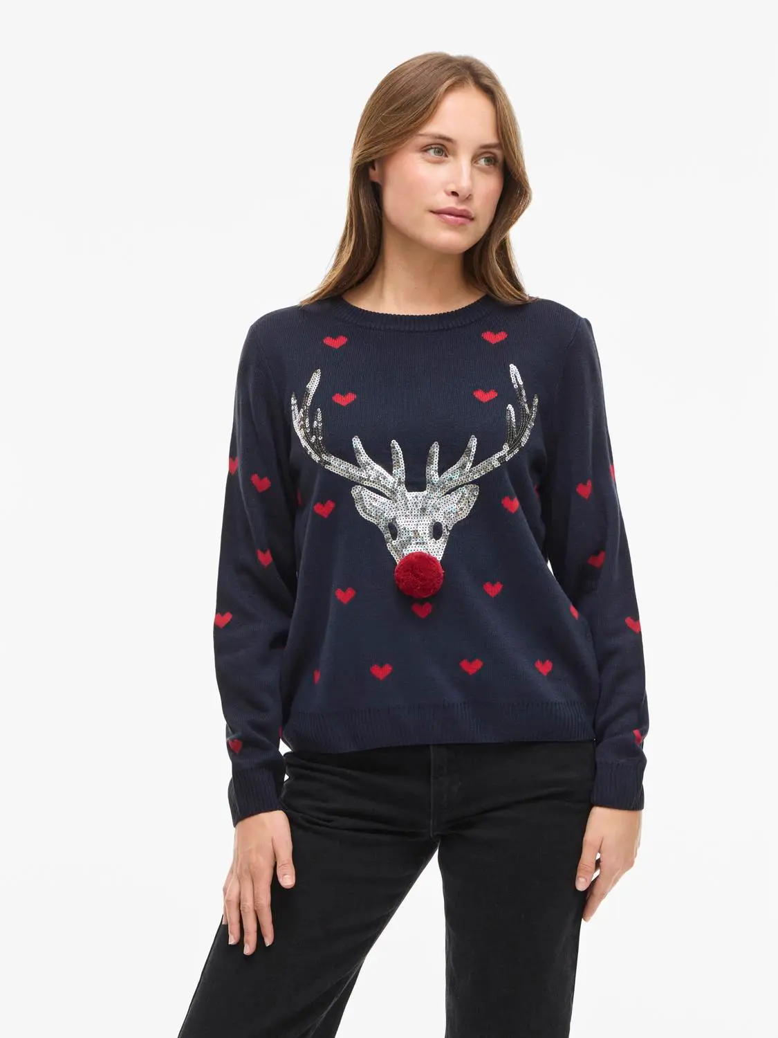 Vimistel L/S Pullover/Ka - VILA