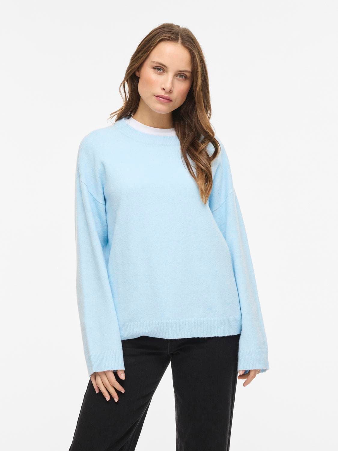 Viliga L/S O-Neck Knit Top - Noos - VILA