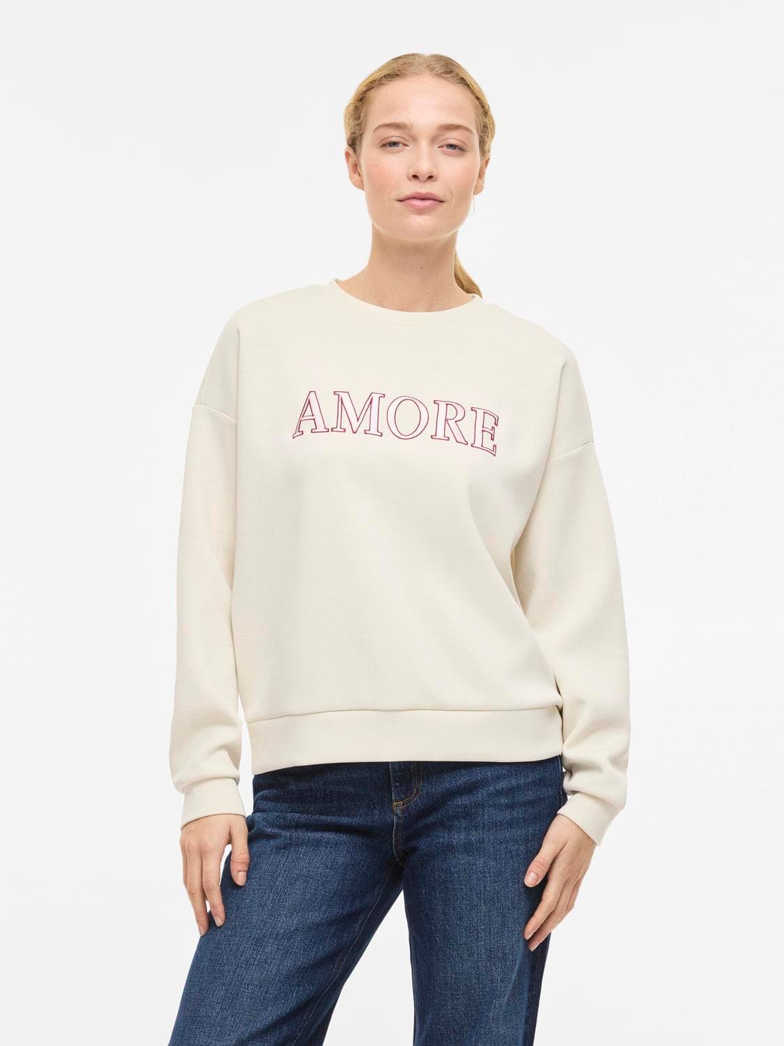 Vireflect Love O-Neck L/S Top - VILA