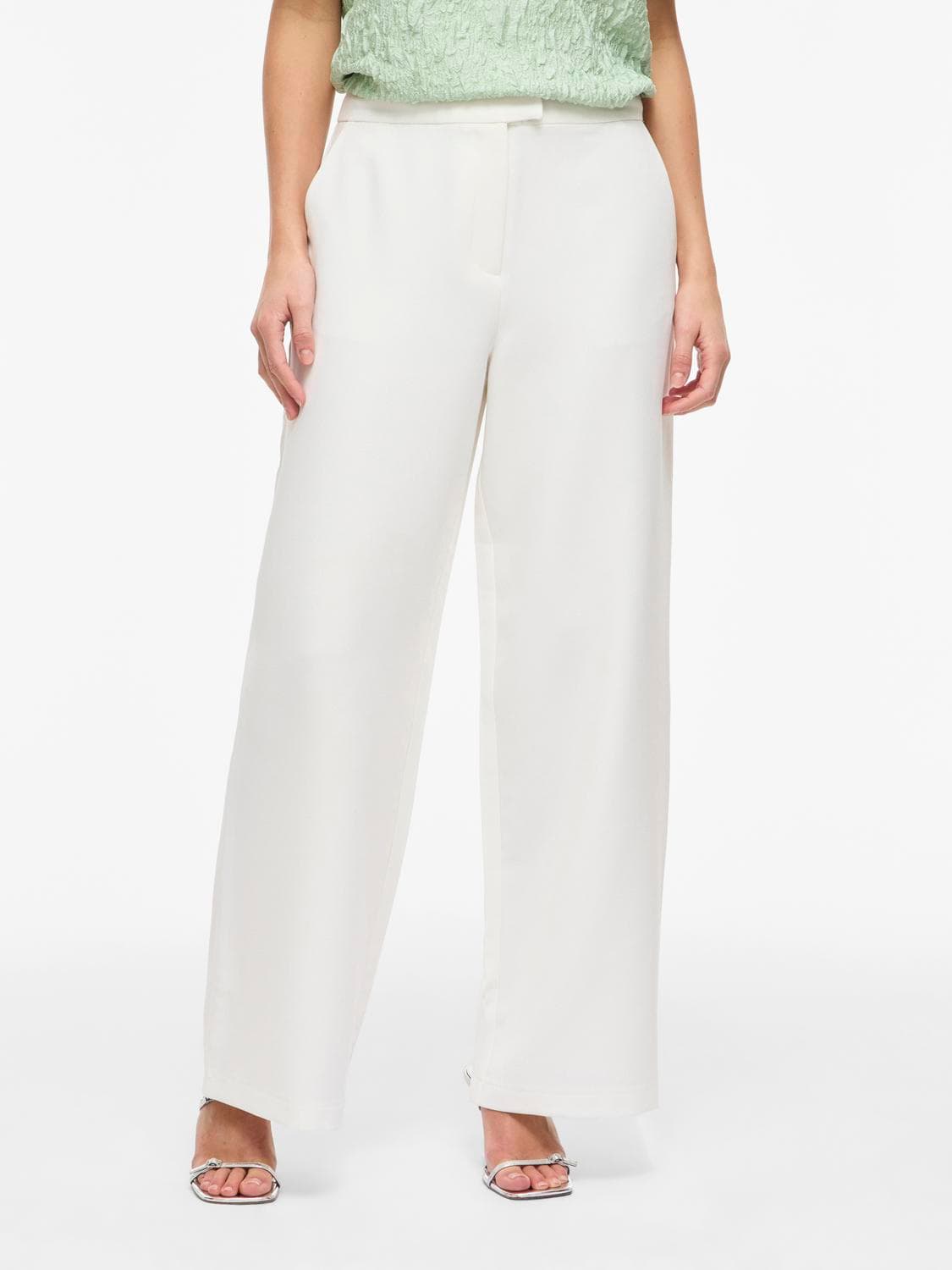 Vigery Winnie Hw Wide Pants/Dc - VILA