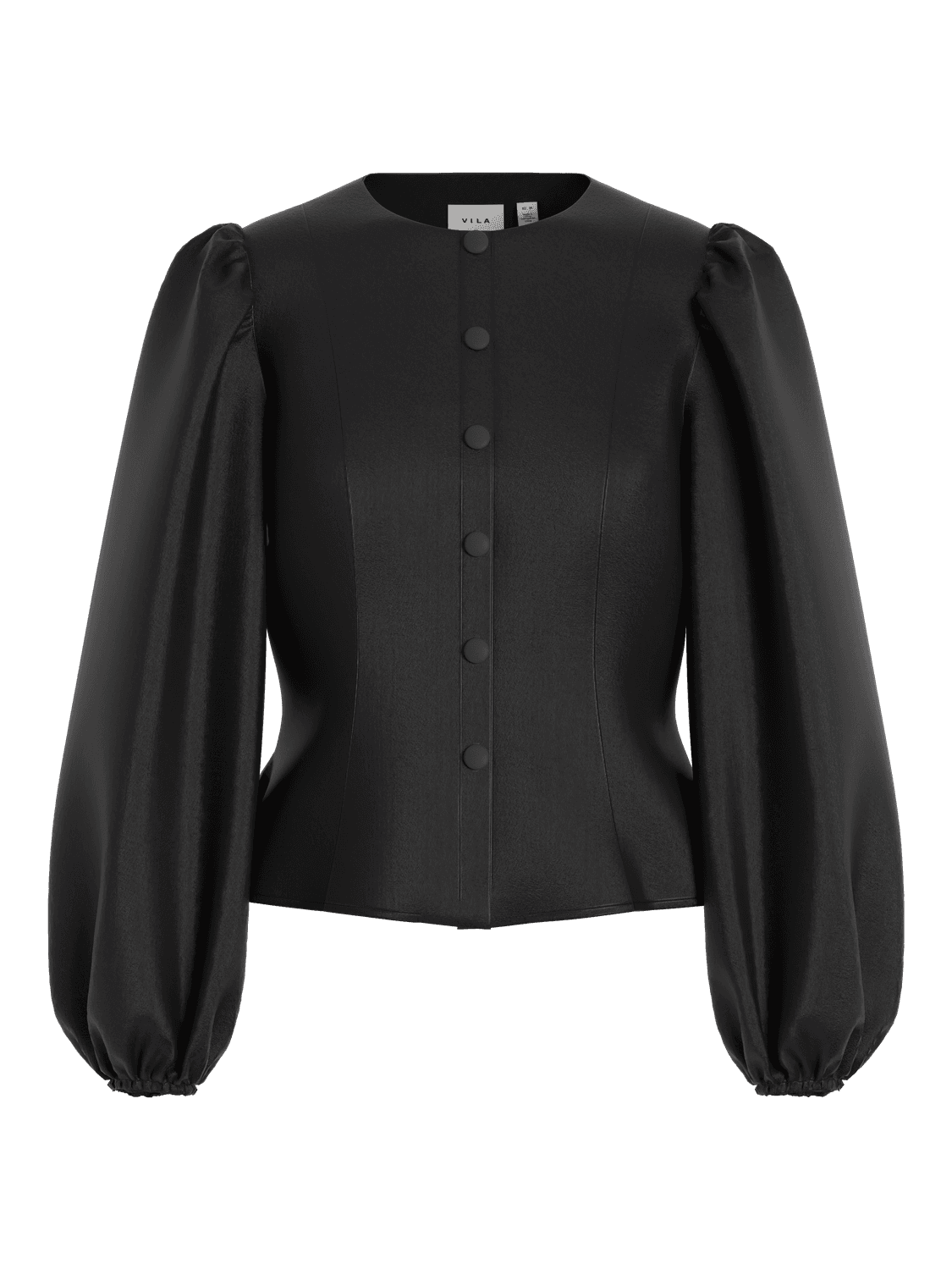 Vishina L/S O-Neck Shaped Top/Pty/Ka - VILA