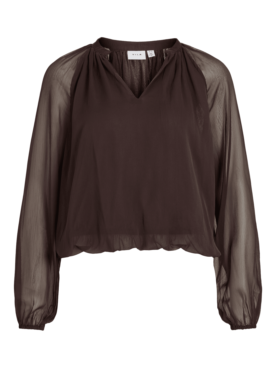 Visiras L/S V-Neck Top - VILA