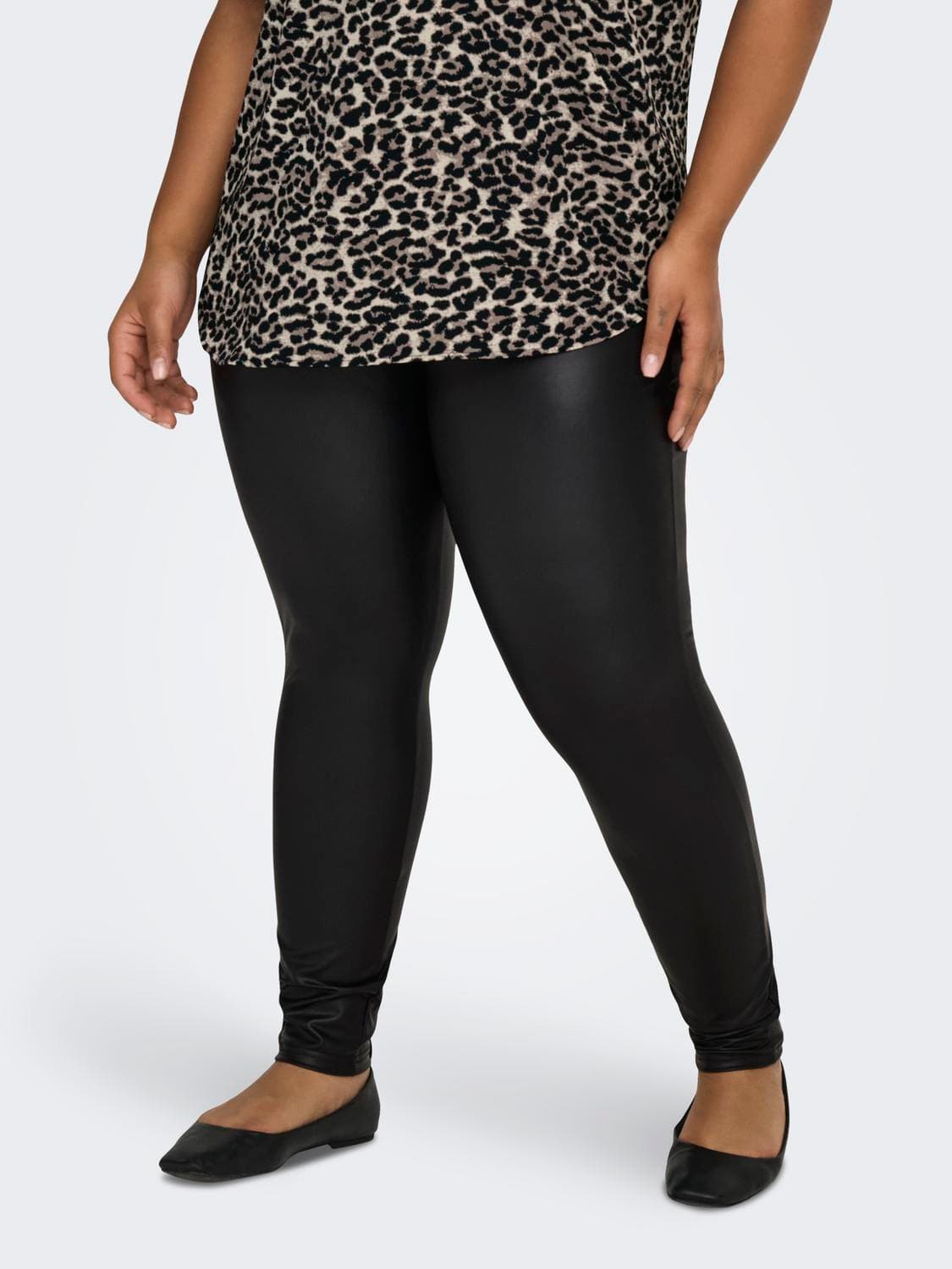 Cool Coated Leggings - ONLY