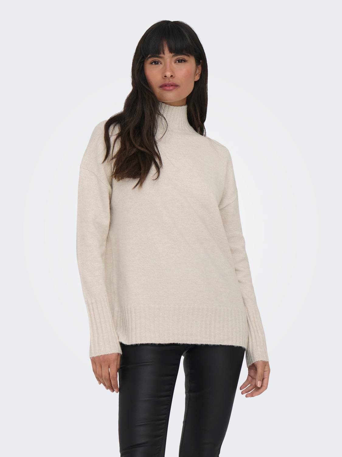 Onlgabriel Life L/S Highneck Knt Noos - ONLY
