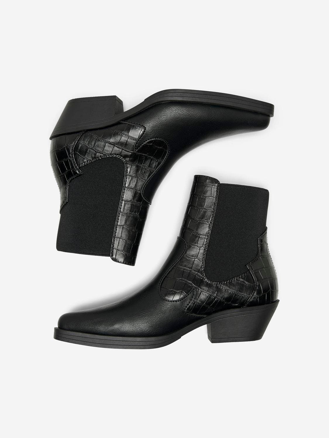 Onlbronco-2 Short Pu Cowboy Boot Noos - ONLY