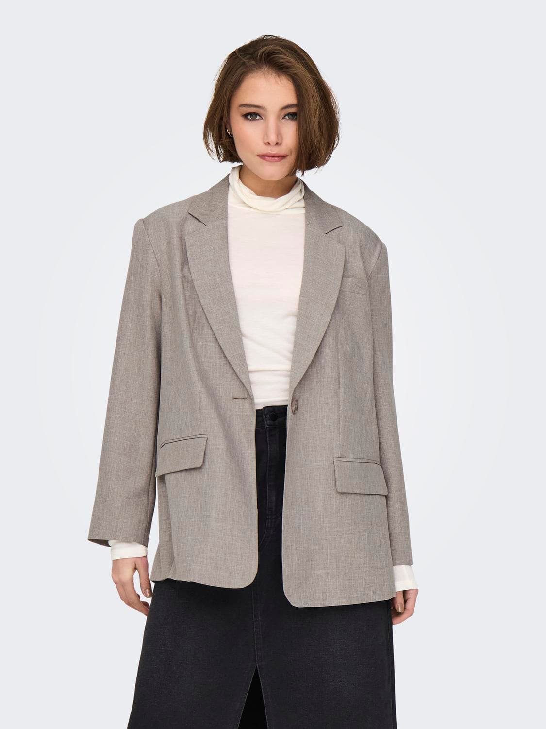 Onllinda Ls Boyfr Mel Blazer Tlr Noos - ONLY