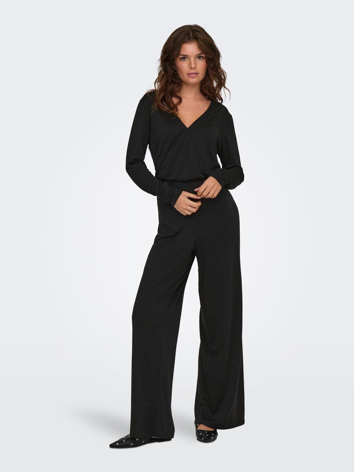 Jdyhazel L/S Modal Wrap Jumpsuit Jrs - ONLY