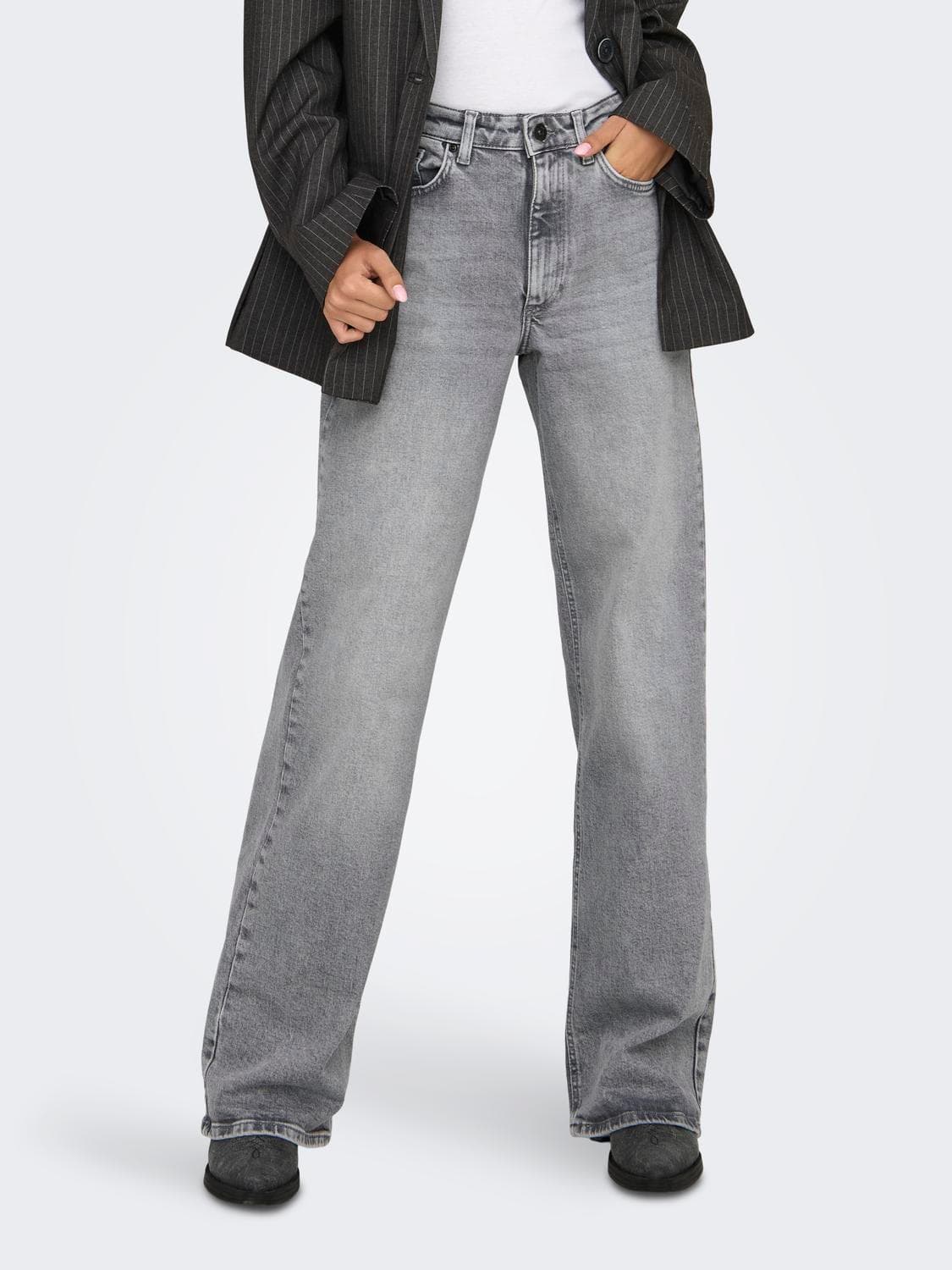 Onljuicy Hw Wide Leg Rea707 Dnm Noos - ONLY