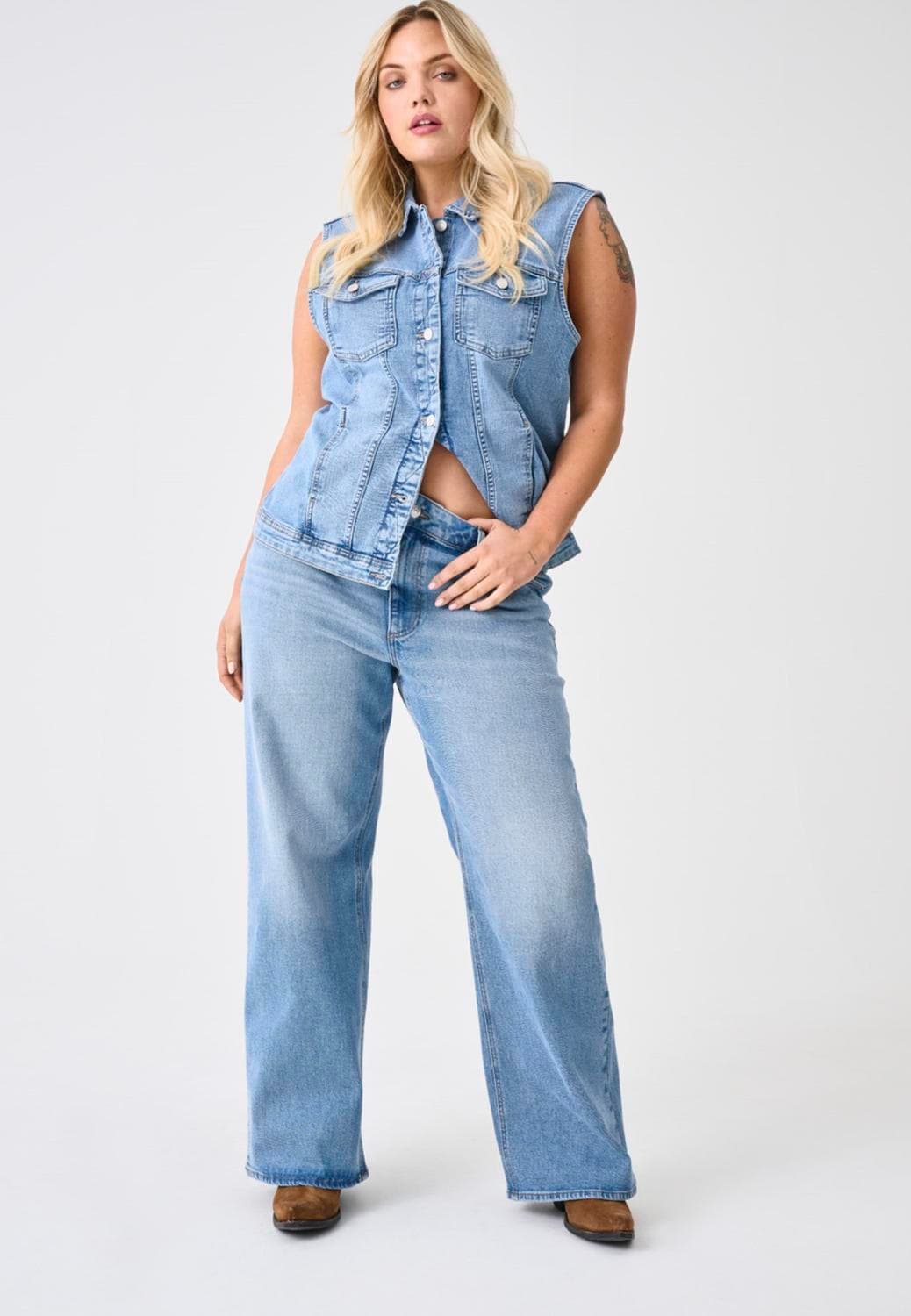 Carjuicy Hw Wide Leg Rea365 Noos - ONLY
