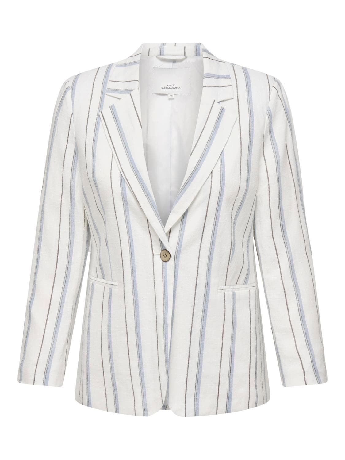 Carsiesta L/S Linen Bl Fit Blazer Tlr - ONLY