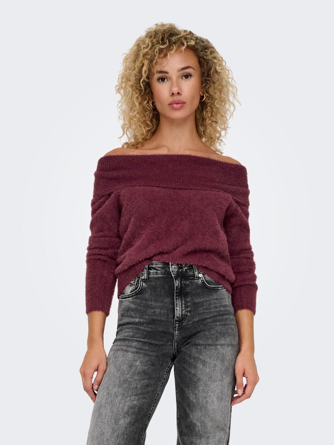 Onlsiff Ls Off Shoulder Ex Knt - ONLY