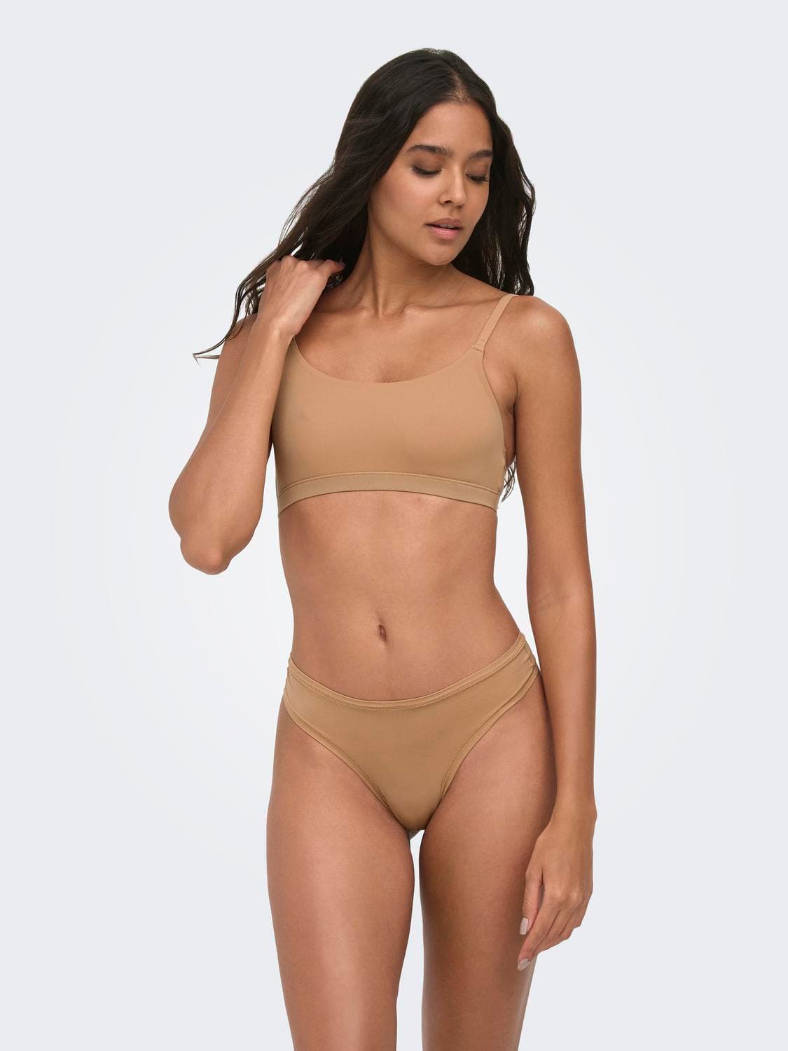Onlpeachy Scoop Bralette Acc Noos - ONLY