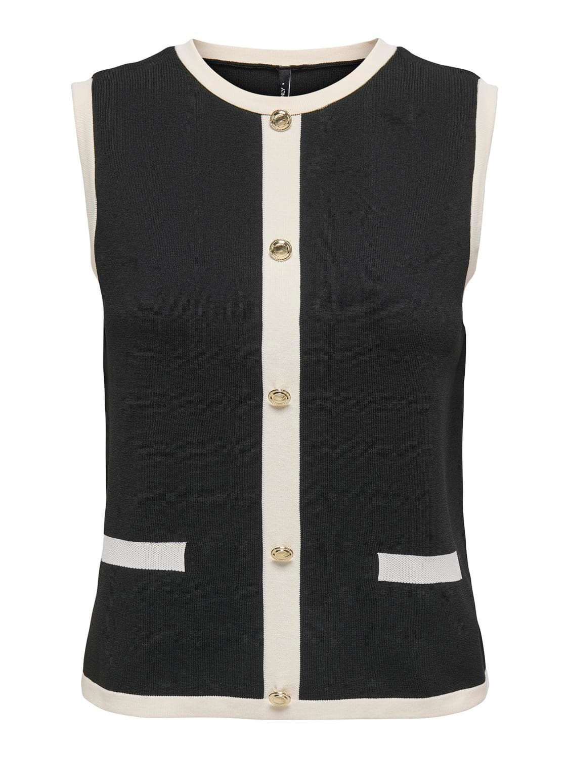 Onljuna Sl O-Neck Button Pullover Knt - ONLY