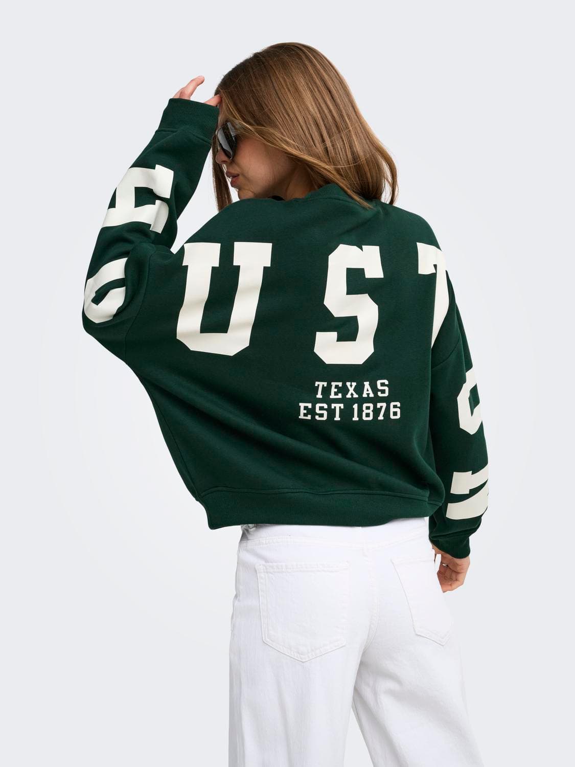 Onlsweat L/S Back/Sleeve Print Swt Noos - ONLY