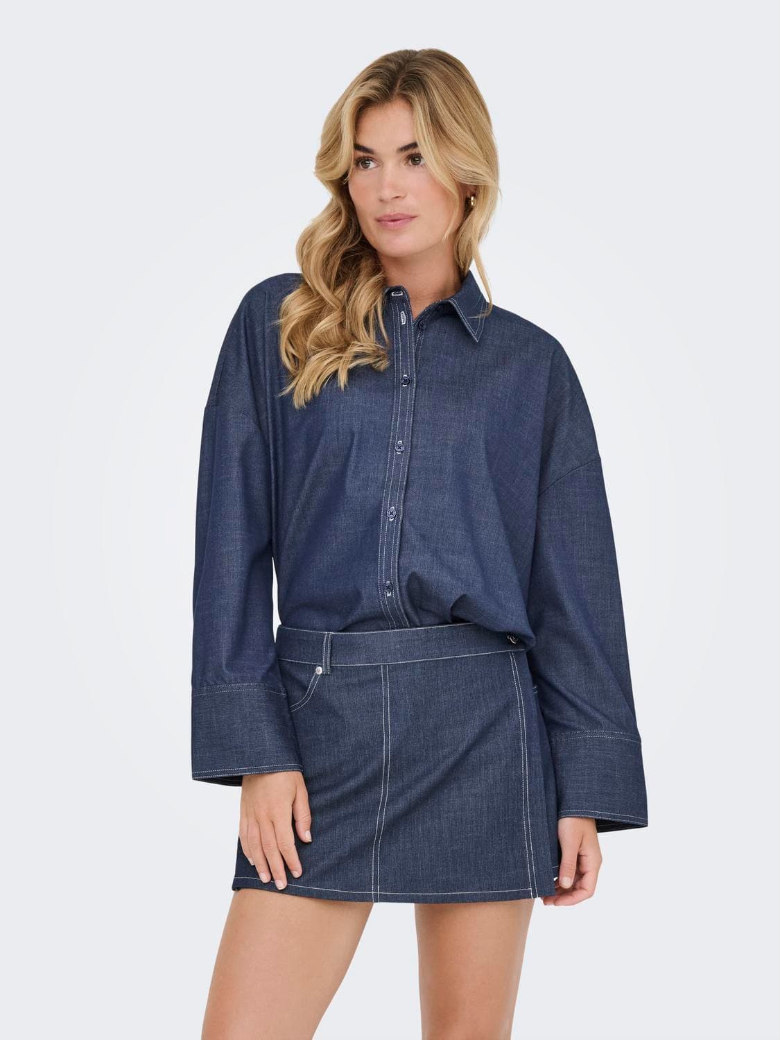 Onljina L/S Stitch Shirt Cc Pnt Cs - ONLY