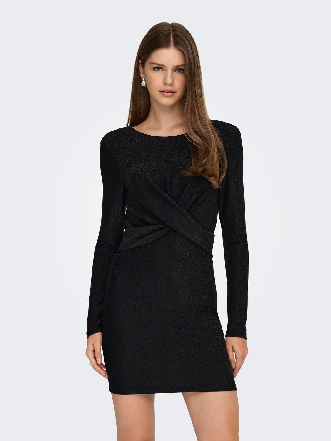 Onlrich L/S Glitter Twist Dress Jrs - ONLY