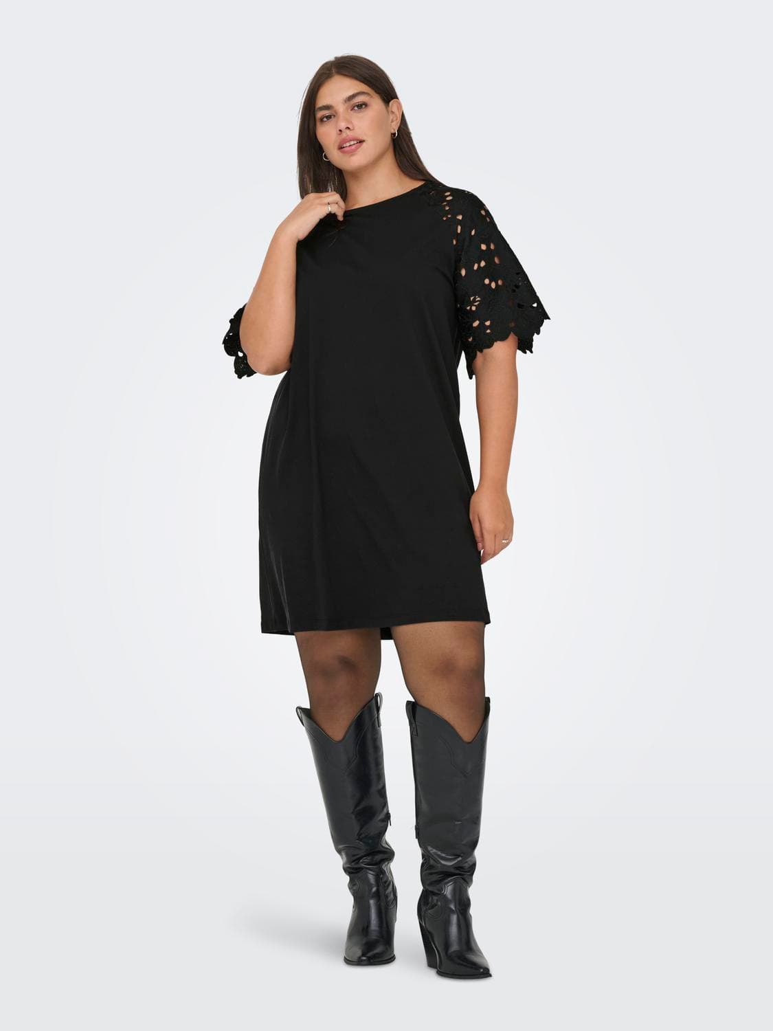 Cargloria S/S O-Neck Abk Dress Jrs - ONLY