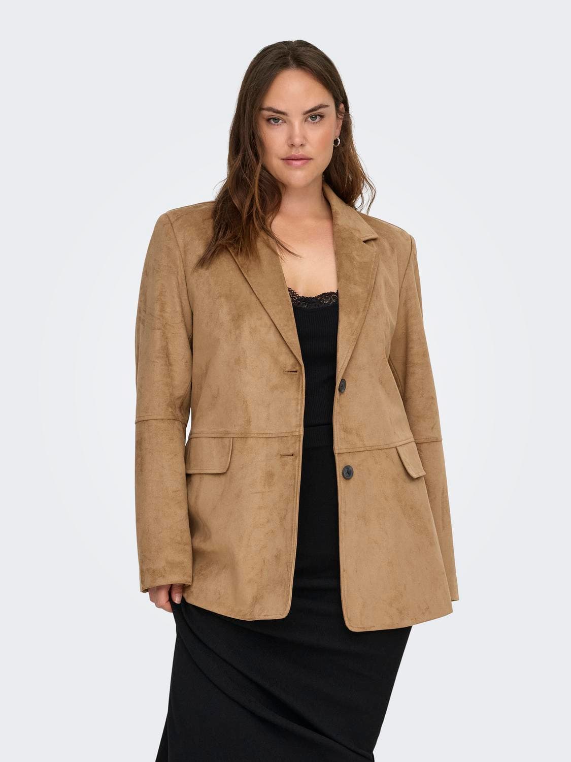 Cartulip Life Faux Suede Blazer Otw - ONLY