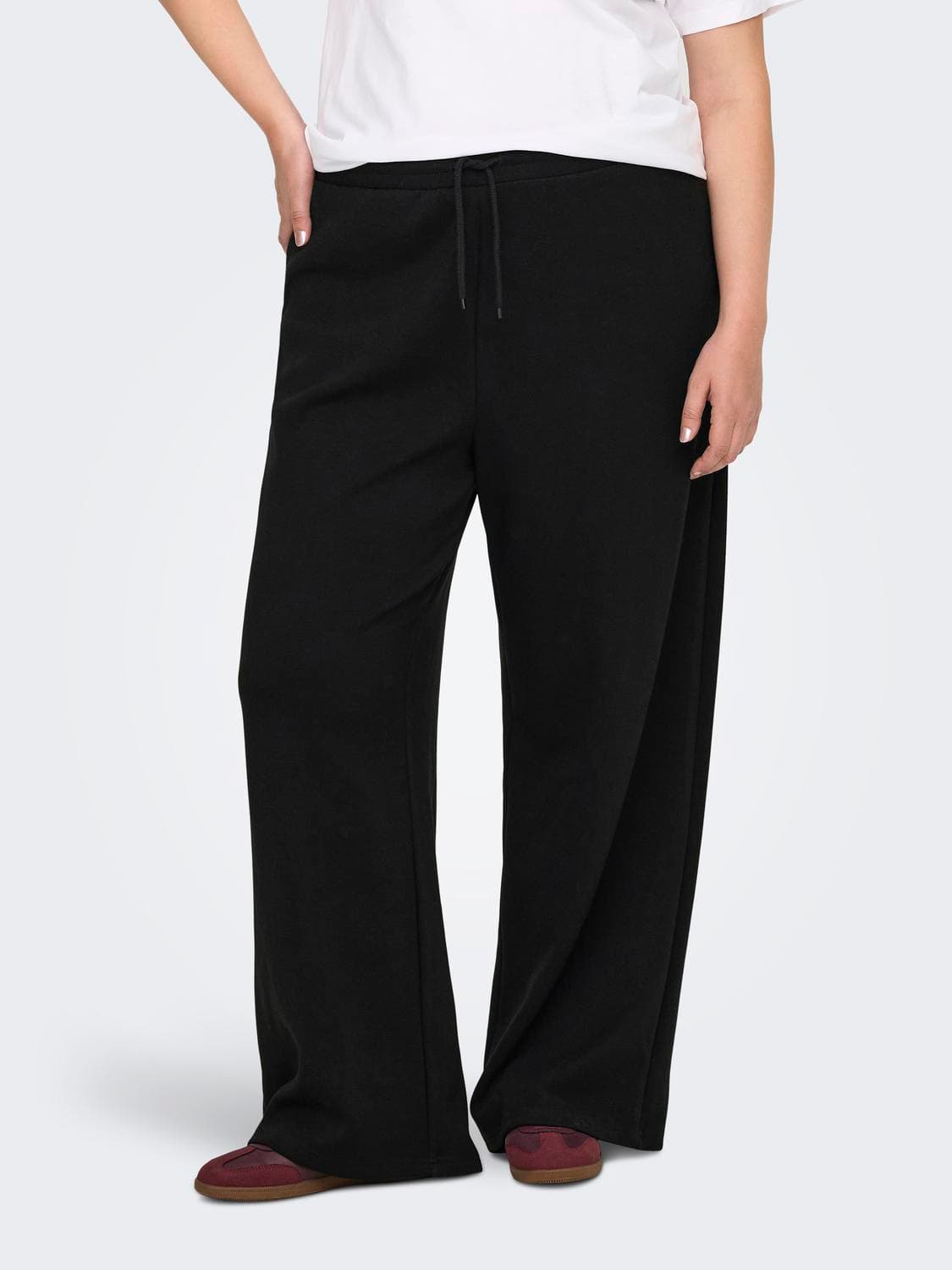 Carscarlett Wide Pant Swt - ONLY
