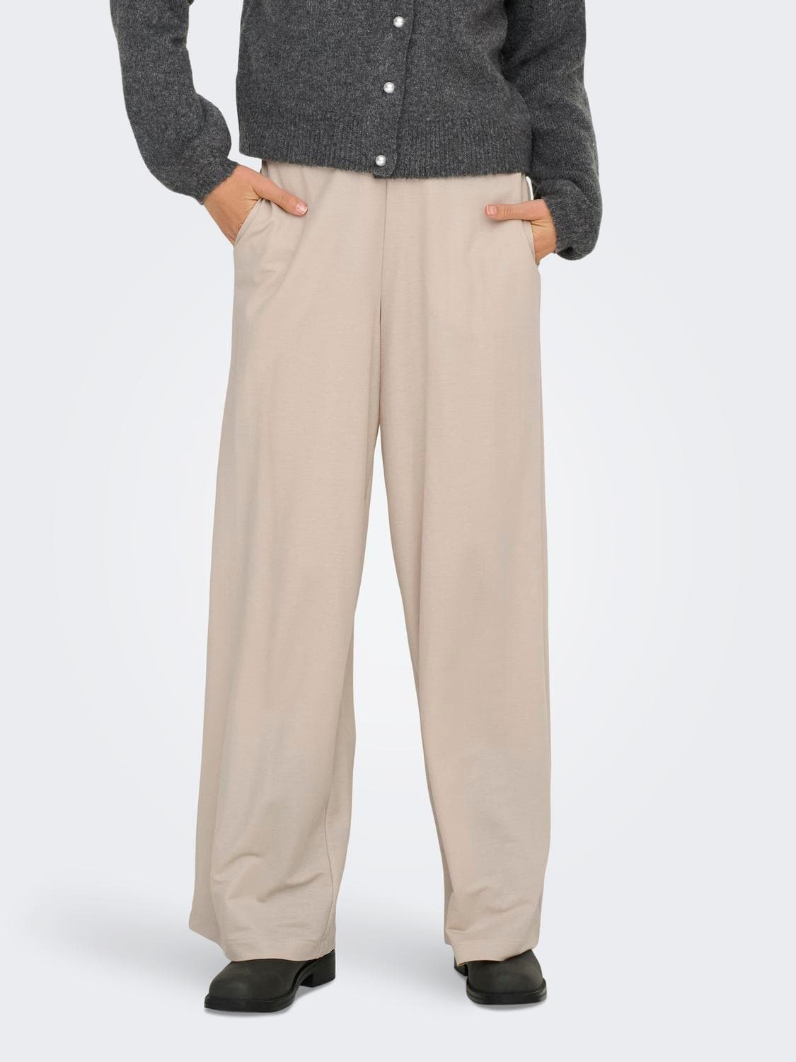 Onlsakura Loose Pull Up Pants Wvn - ONLY