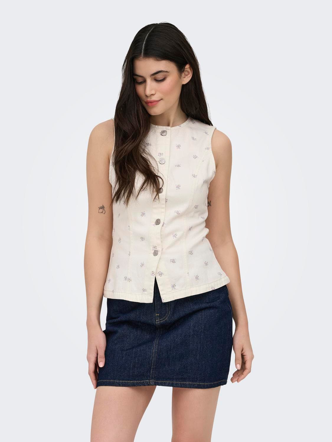 Onlnaomi Aop Waistcoat Otw - ONLY