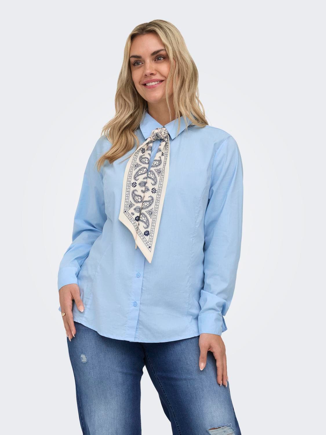 Carammy L/S Fitted Shirt Wvn - ONLY