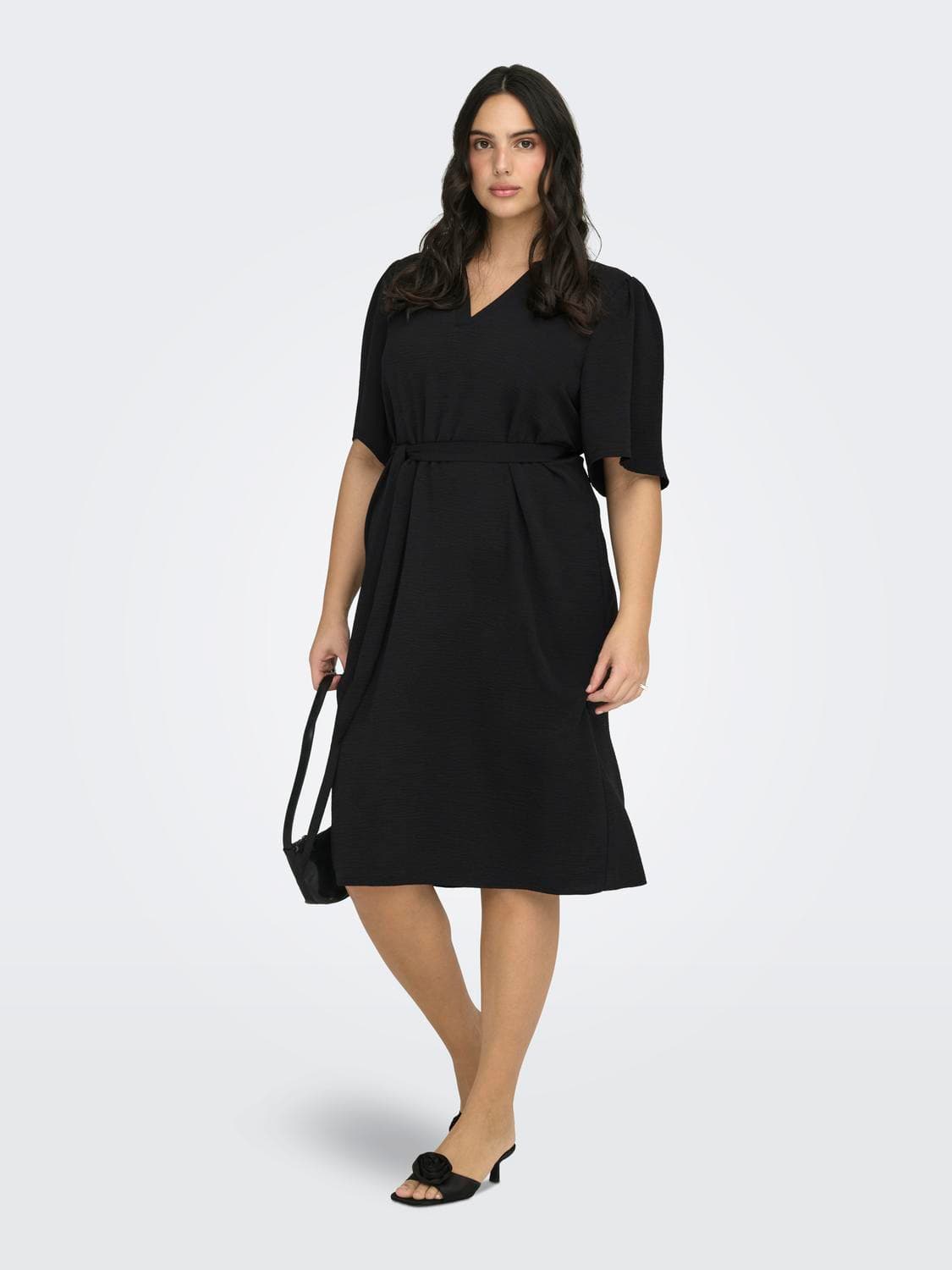 Carplana Mette Life 2/4 V-Neckdress Noos - ONLY