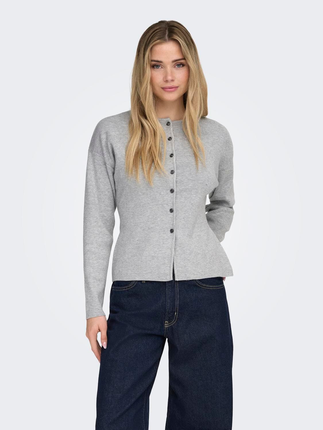 Onllucy Ls O-Neck Cardigan Knt Noos - ONLY