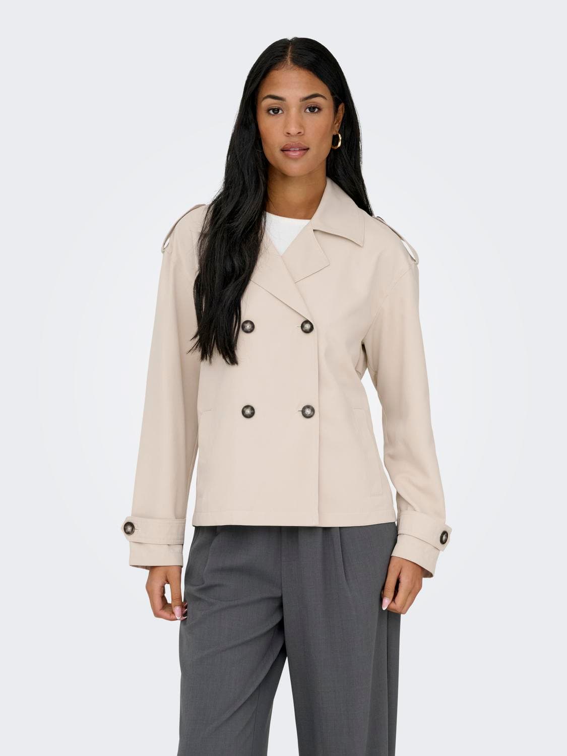 Onlhannah Short Life Trenchcoat Otw - ONLY