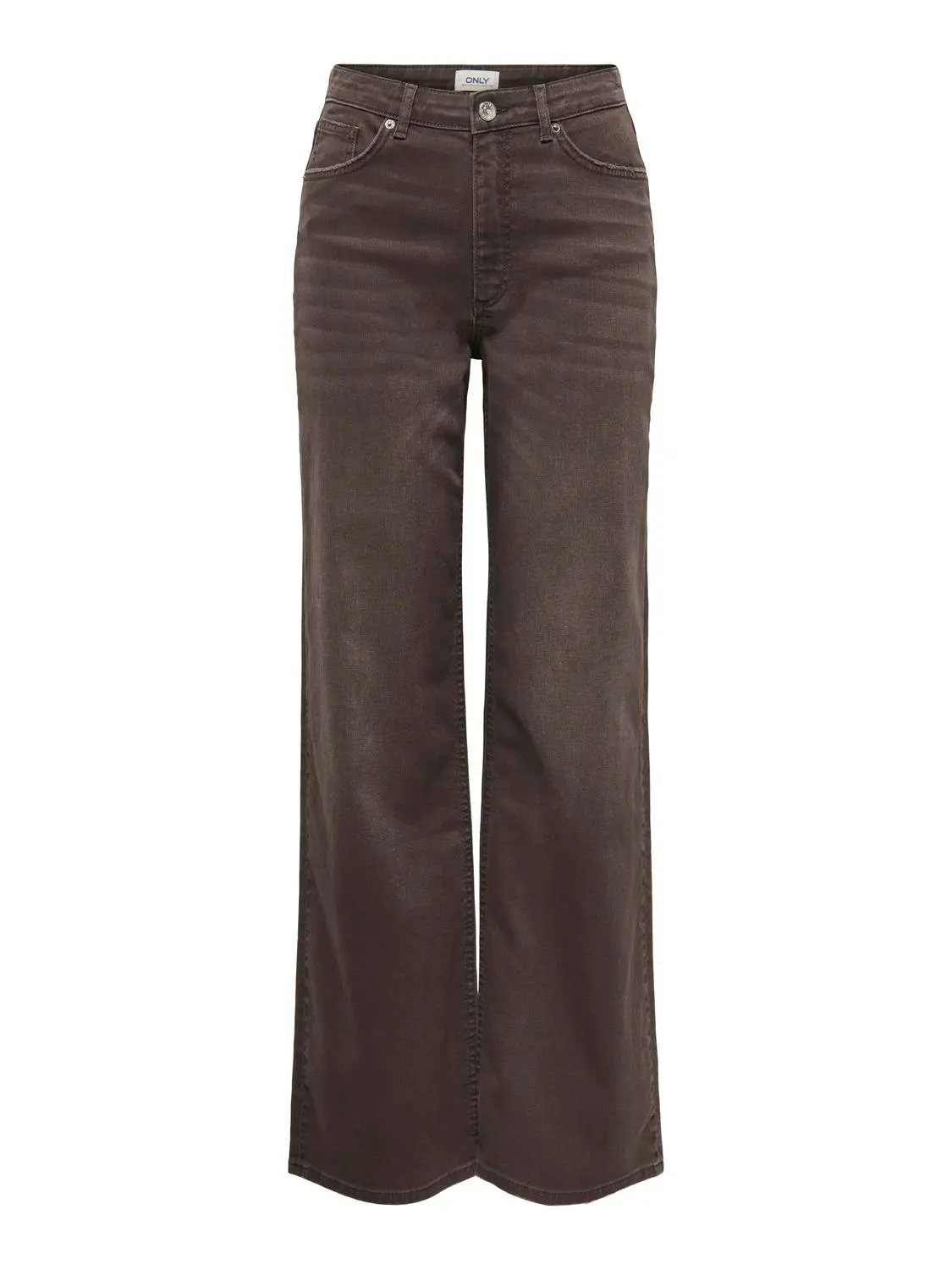 Onljuicy Hw Wide Leg Brown Dot Dnm - ONLY