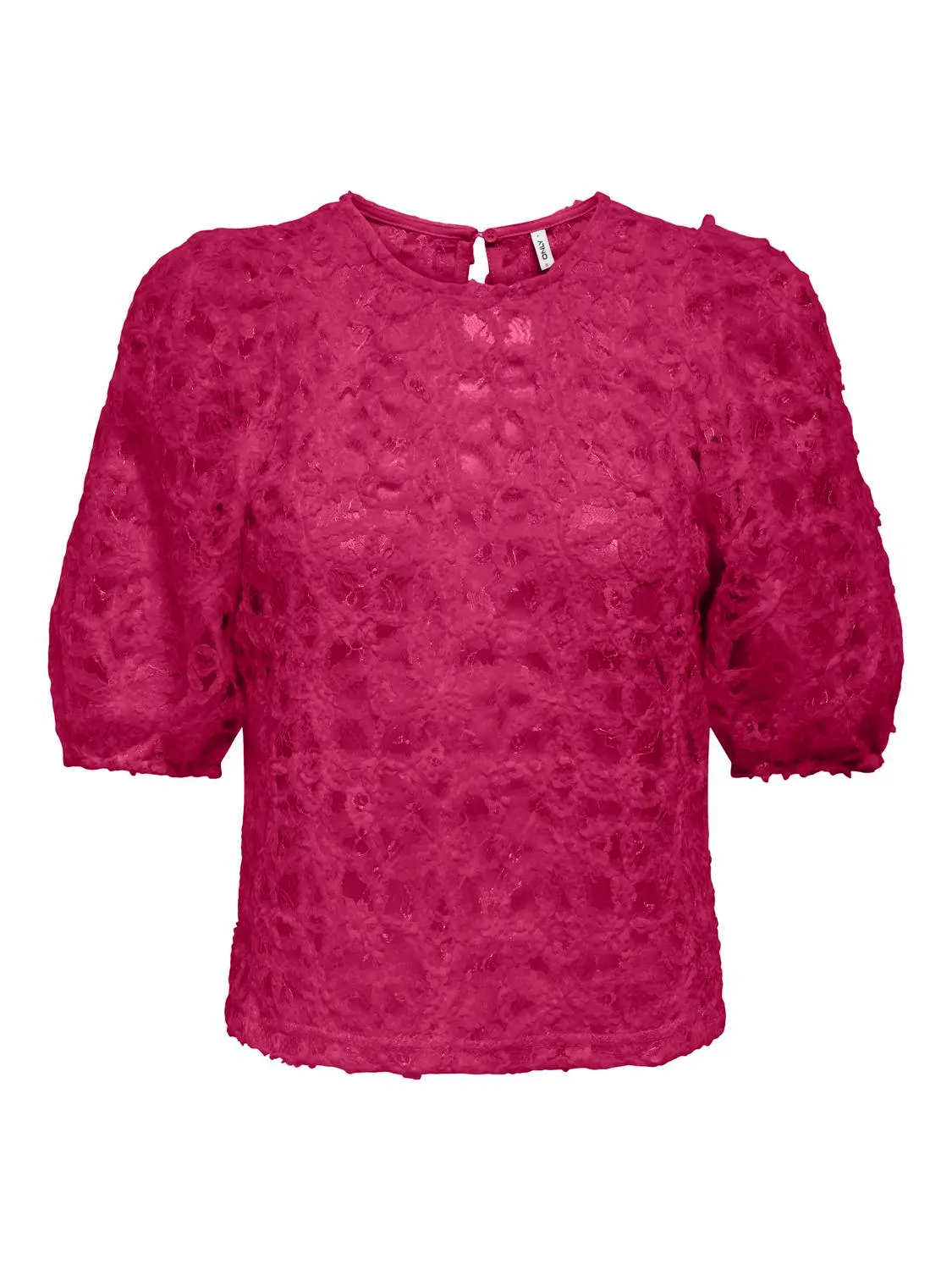 Onlbenia S/S O-Neck Lace Top Jrs - ONLY