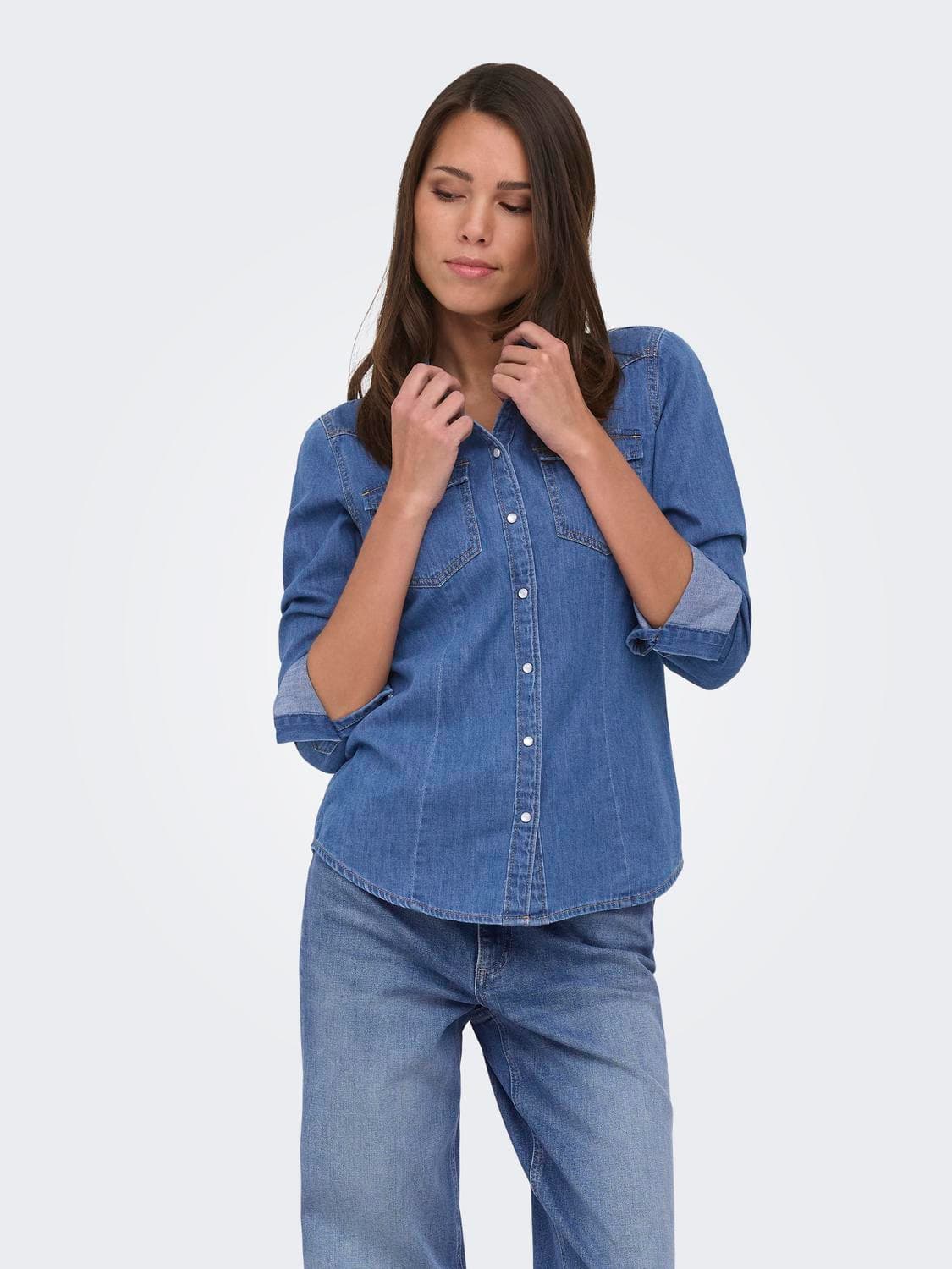 Jdysandie L/S Shirt Dnm - ONLY